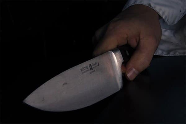 A chinese style chef knife
