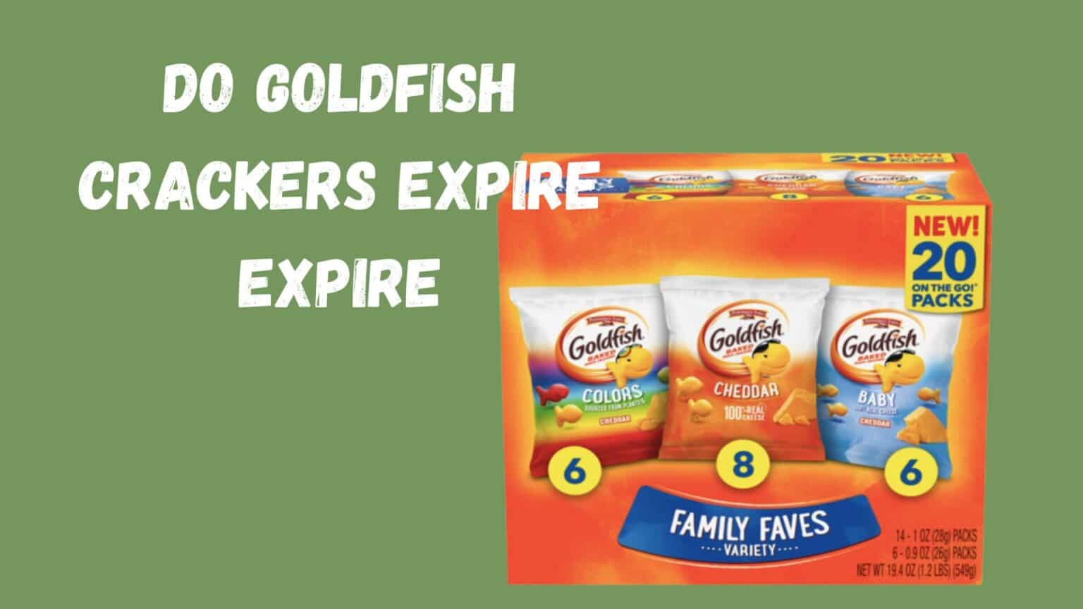 Do Goldfish Crackers Expire? [Can You Eat Expired Goldfish Crackers