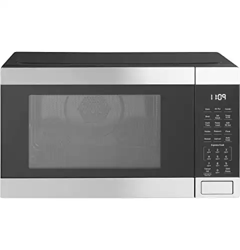 GE 3-in-1 Countertop Microwave Oven | Complete With Air Fryer, Broiler & Convection Mode | 1.0 Cubic Feet Capacity, 1,050 Watts | Kitchen Essentials for the Countertop or Dorm Room | Stainless Ste...