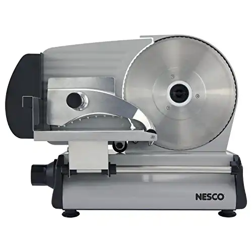 NESCO Stainless Steel Food Slicer Adjustable Thickness, 8.7"