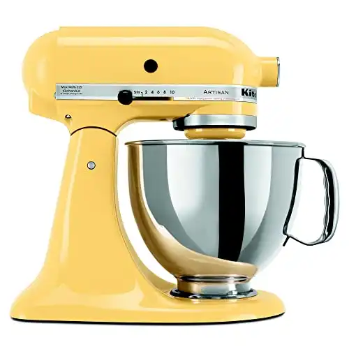 KitchenAid Artisan Series Stand Mixer with Pouring Shield - Majestic Yellow