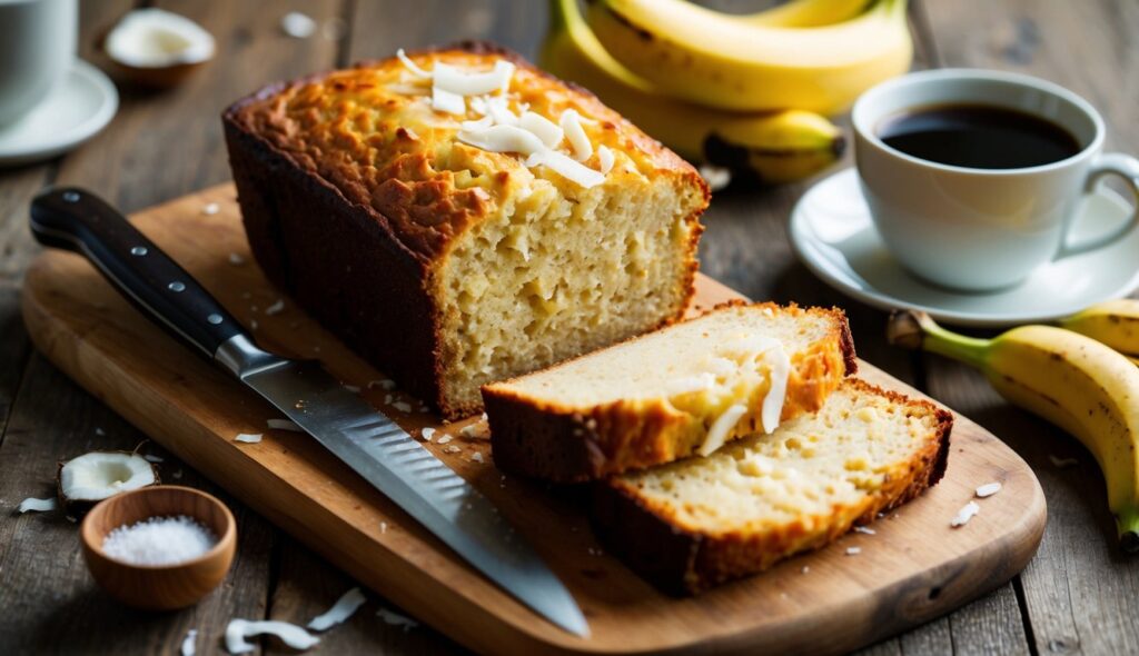 Tropical Coconut Banana Bread
