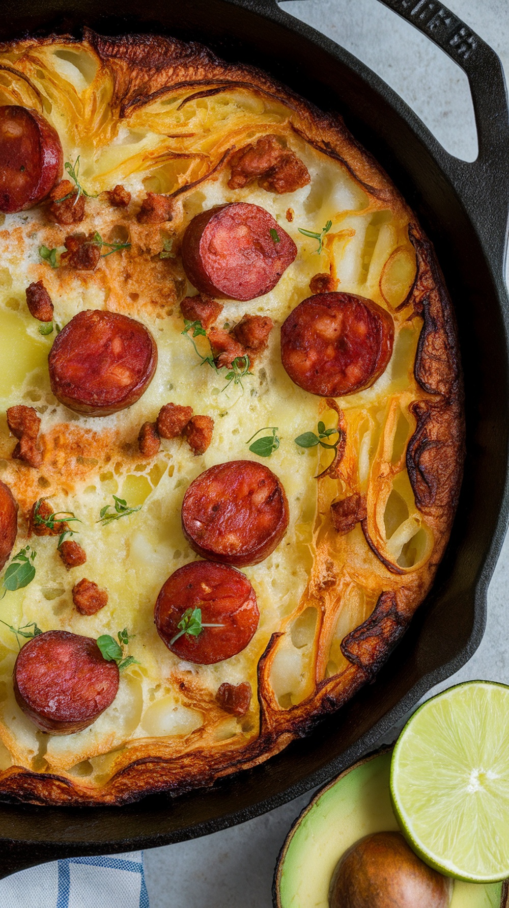 Chorizo and Potato Breakfast Bake