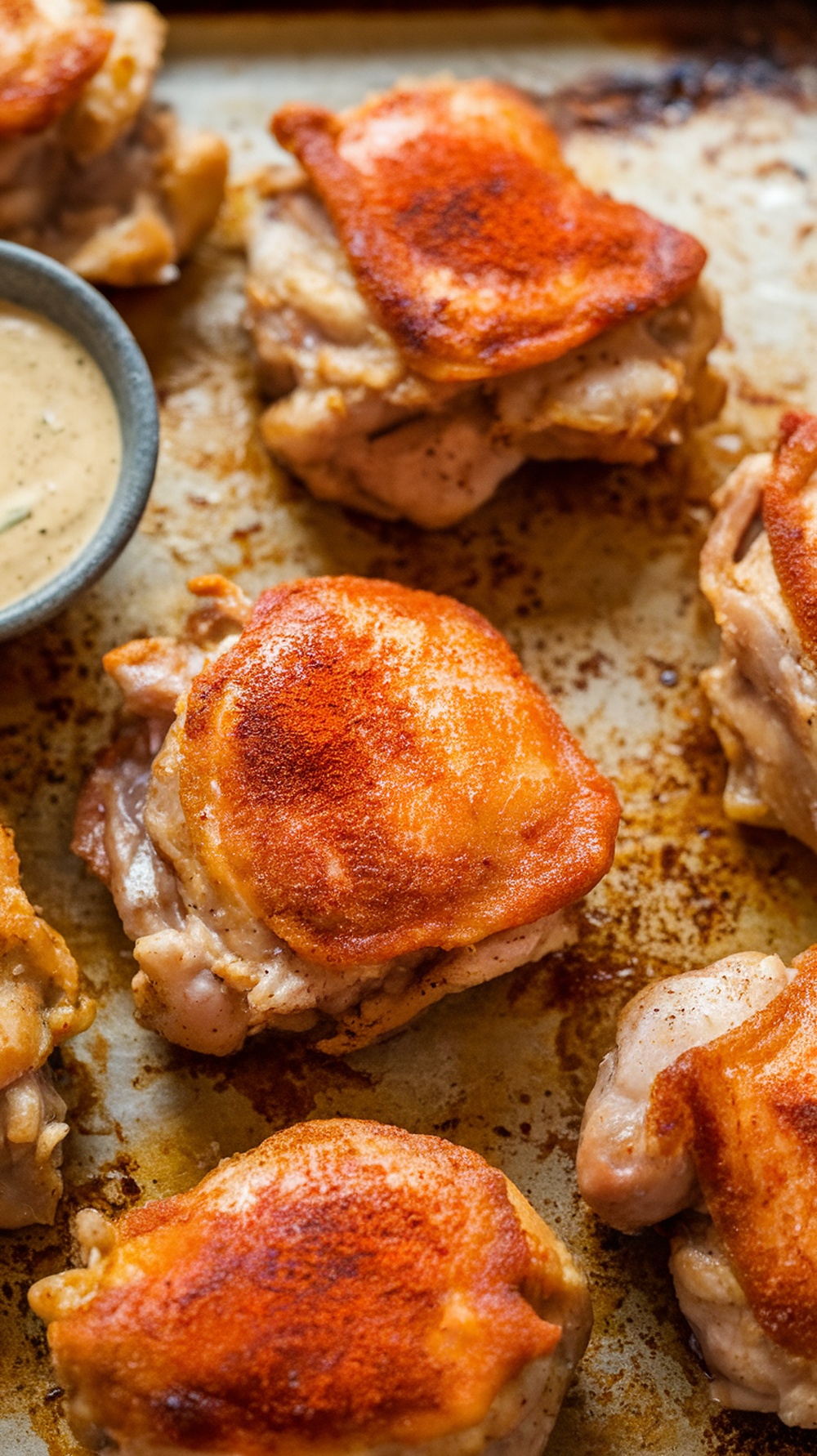 Crispy Baked Chicken Thighs with Paprika