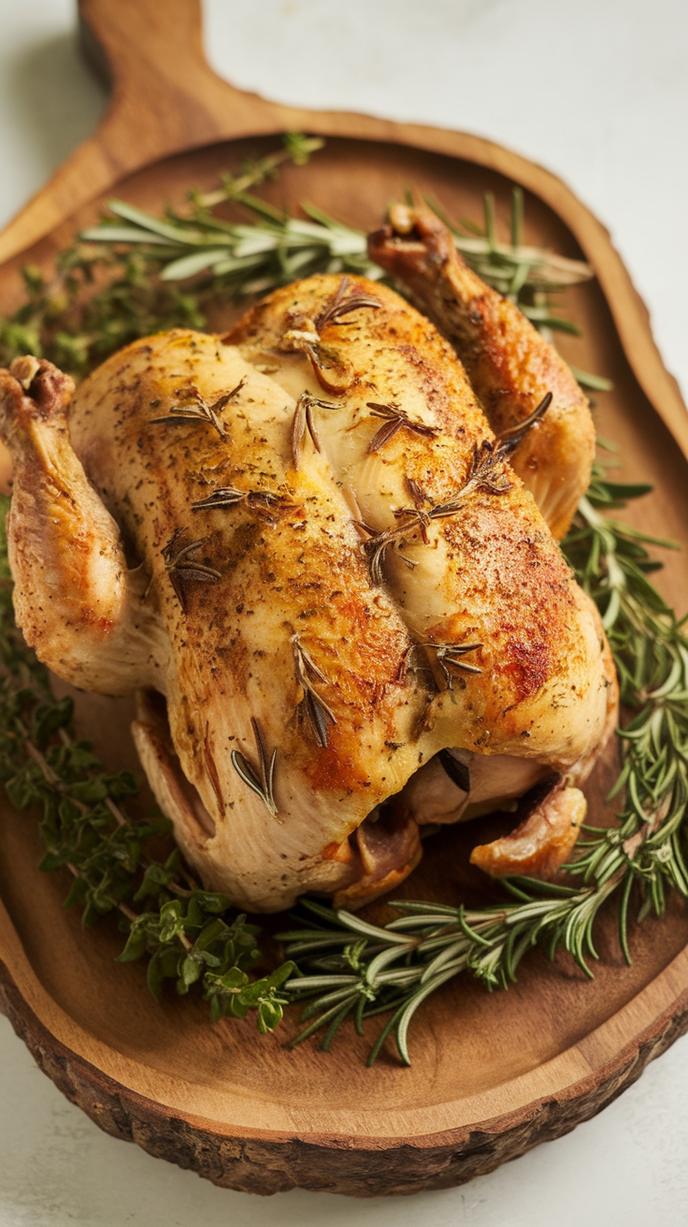 Savory Herb and Garlic Rotisserie Chicken