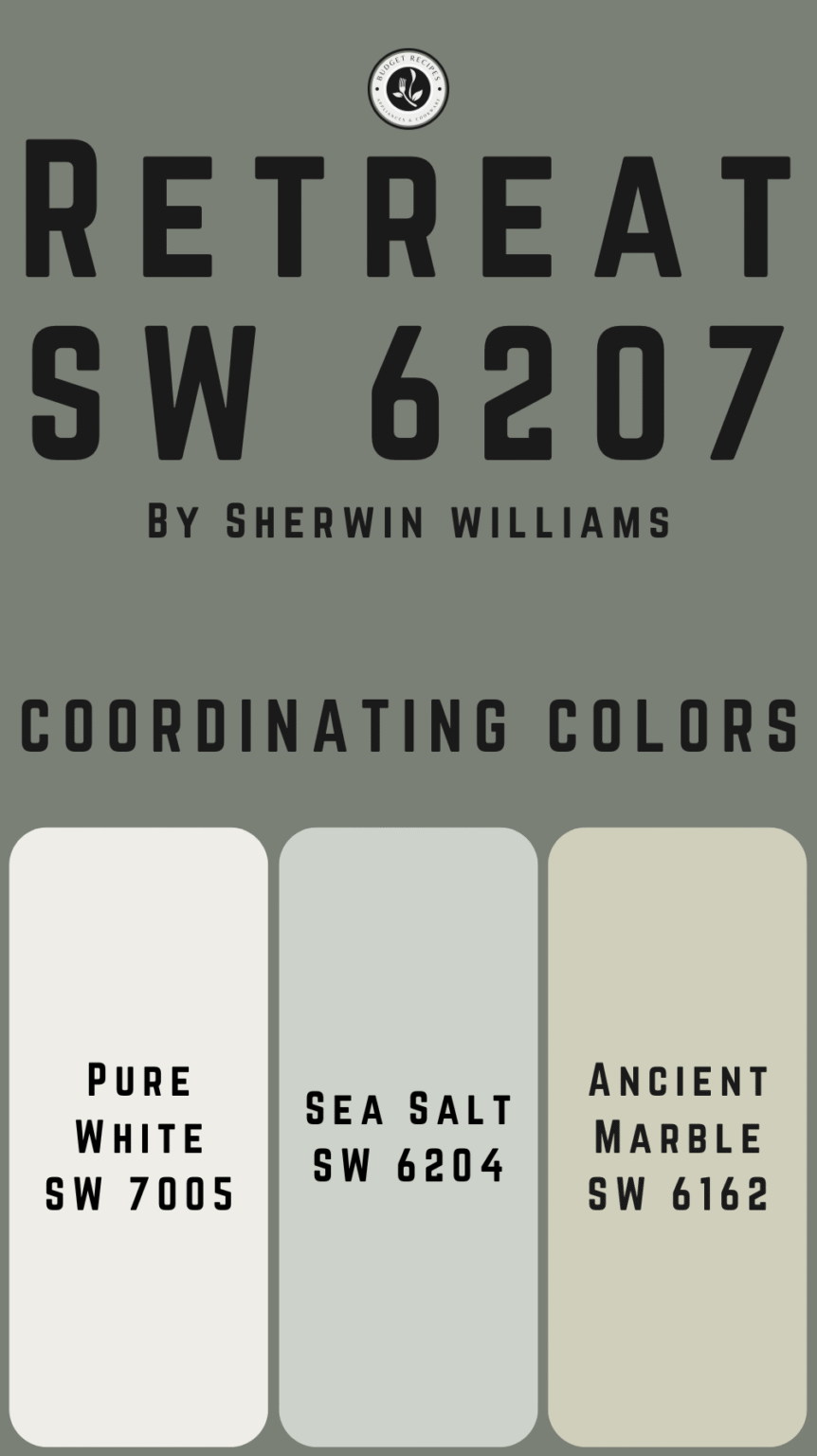 Retreat by Sherwin Williams SW 6207: A Relaxing Green for Modern Spaces ...