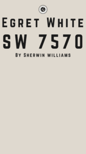 Egret White by Sherwin Williams SW 7570: Guide & Color Tips – My Budget ...