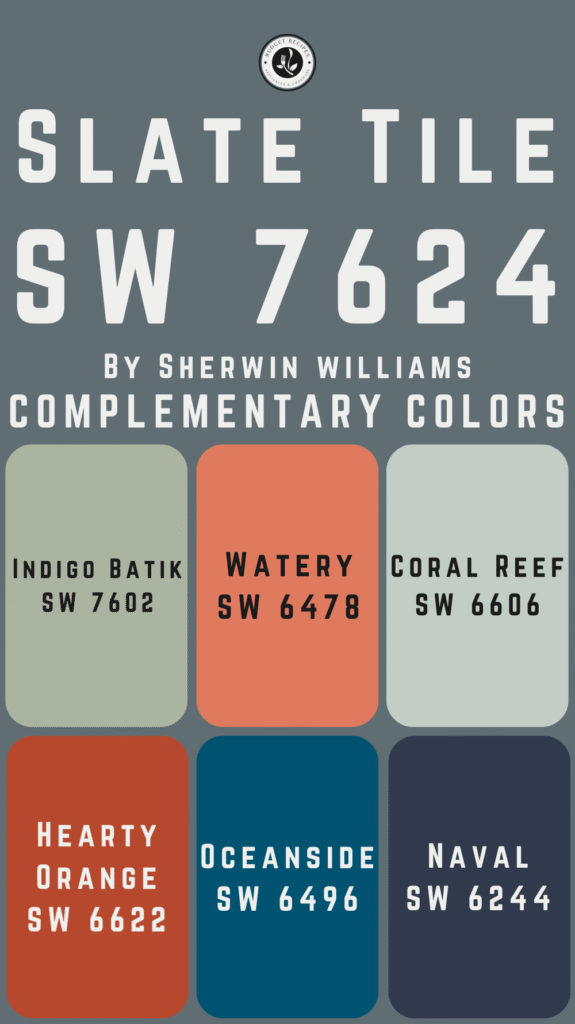 Slate Tile by Sherwin Williams SW 7624: Color, LRV & Comparisons – My ...