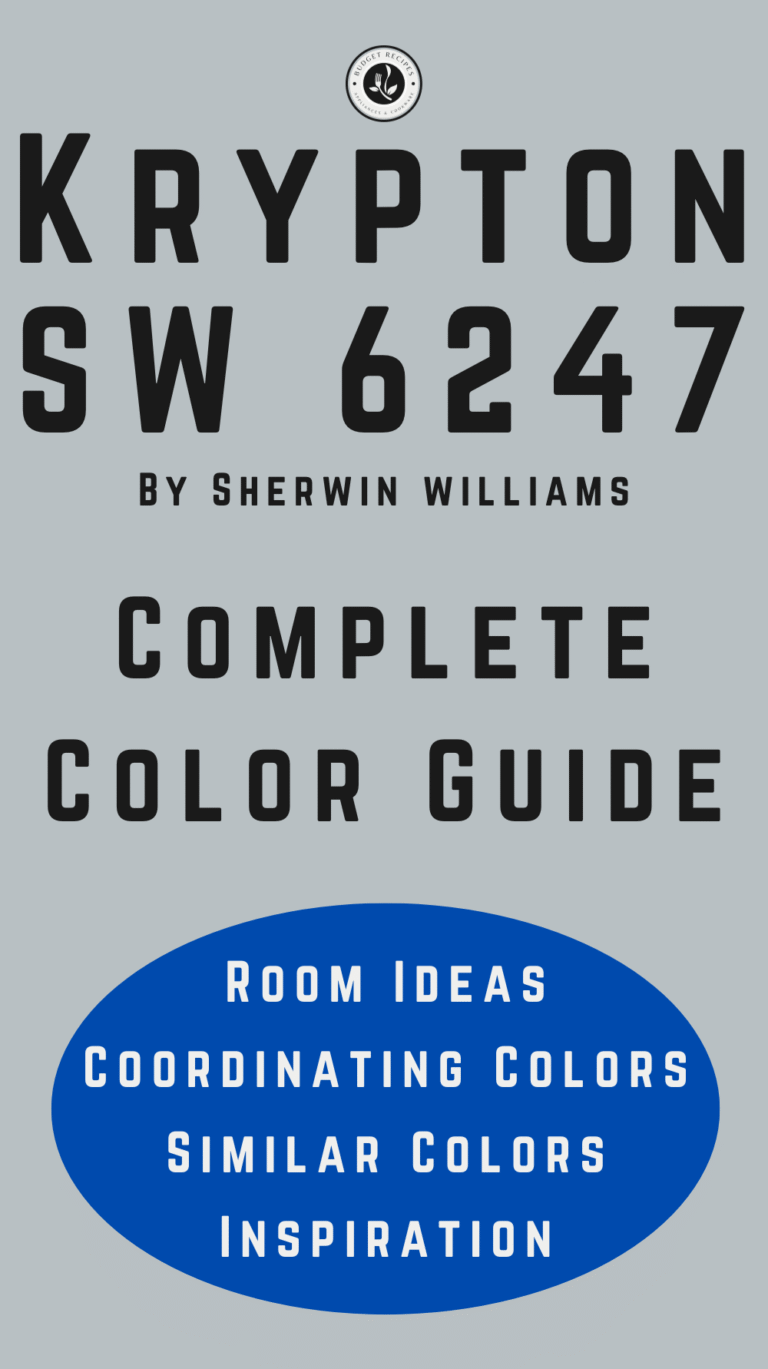 Krypton by Sherwin Williams SW 6247: Color Guide & Inspiration – My ...