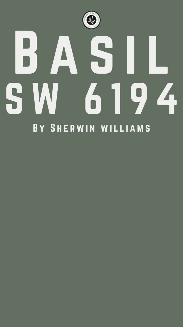 Basil by Sherwin Williams SW 6194: A Friendly Color Guide – My Budget ...
