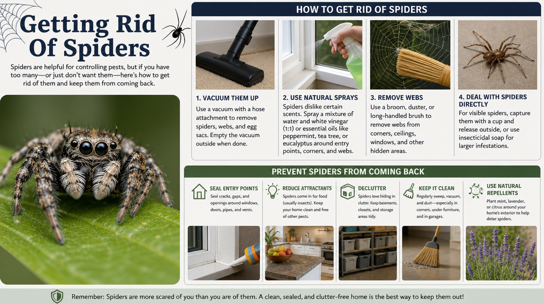 Getting Rid Of Spiders At Home