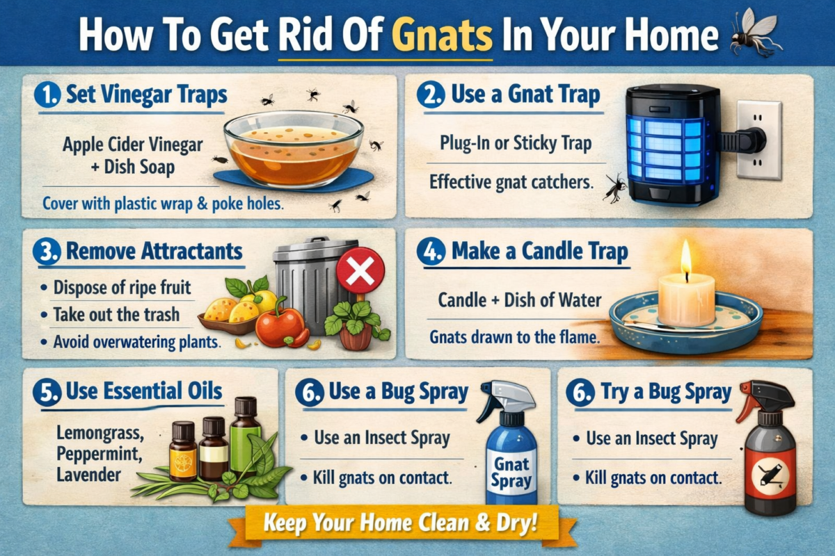 How To Get Rid Of Gnats In Your Home Fast