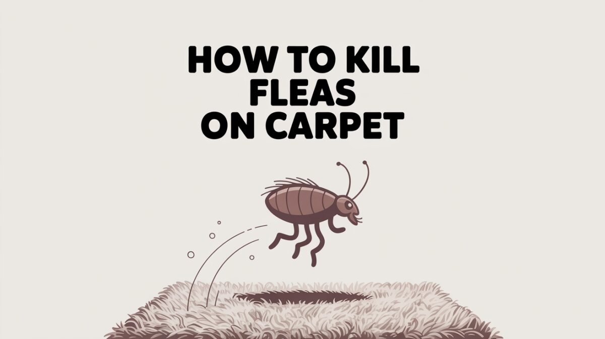How To Kill Fleas On Carpet Safely And Effectively