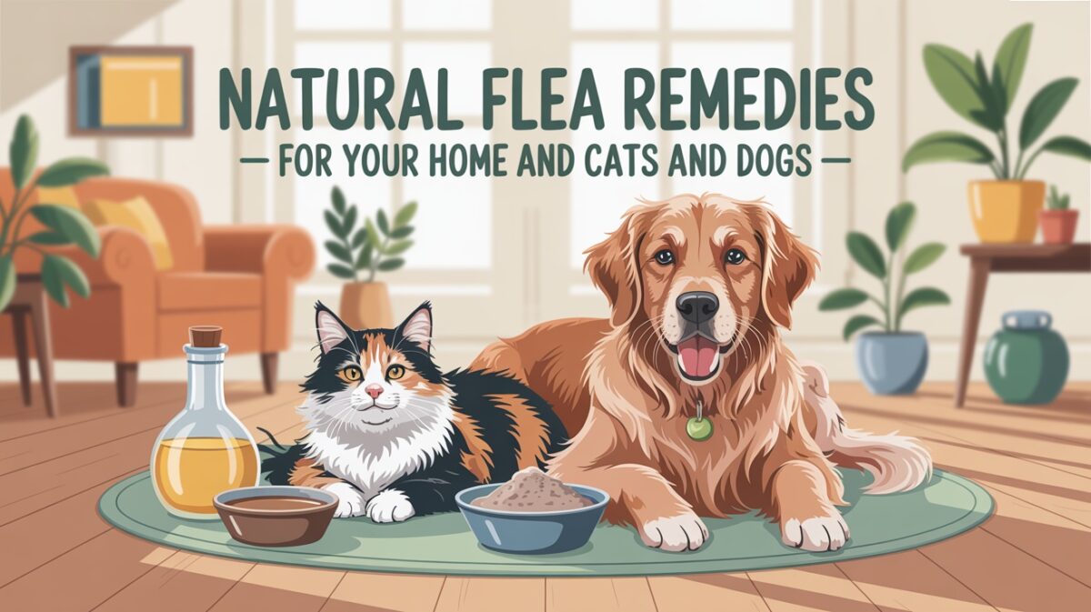 Natural Flea Remedies For Your Home And Cats And Dogs