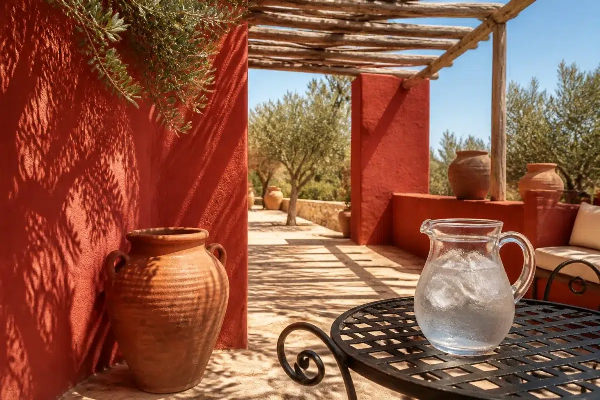 Ablaze paint color — Patio (Mediterranean)