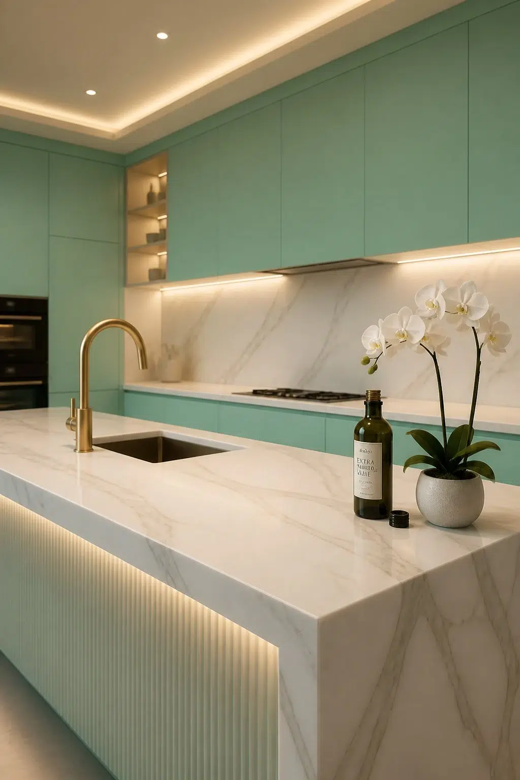 Active Green — modern luxury kitchen