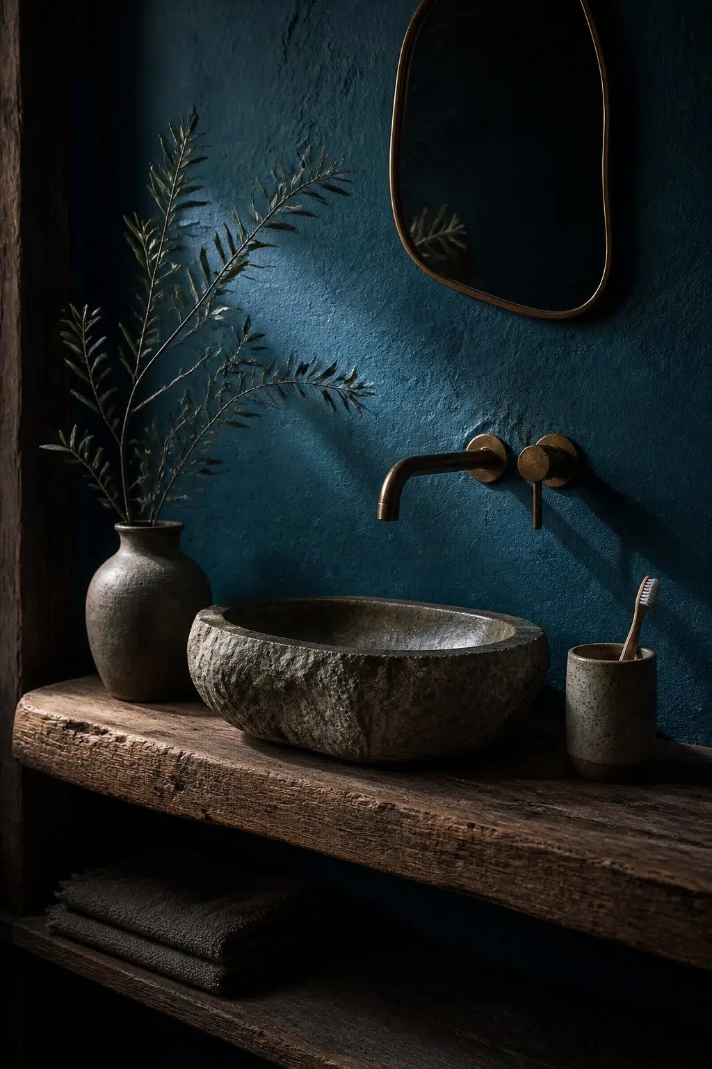 Adriatic Sea — wabi-sabi bathroom