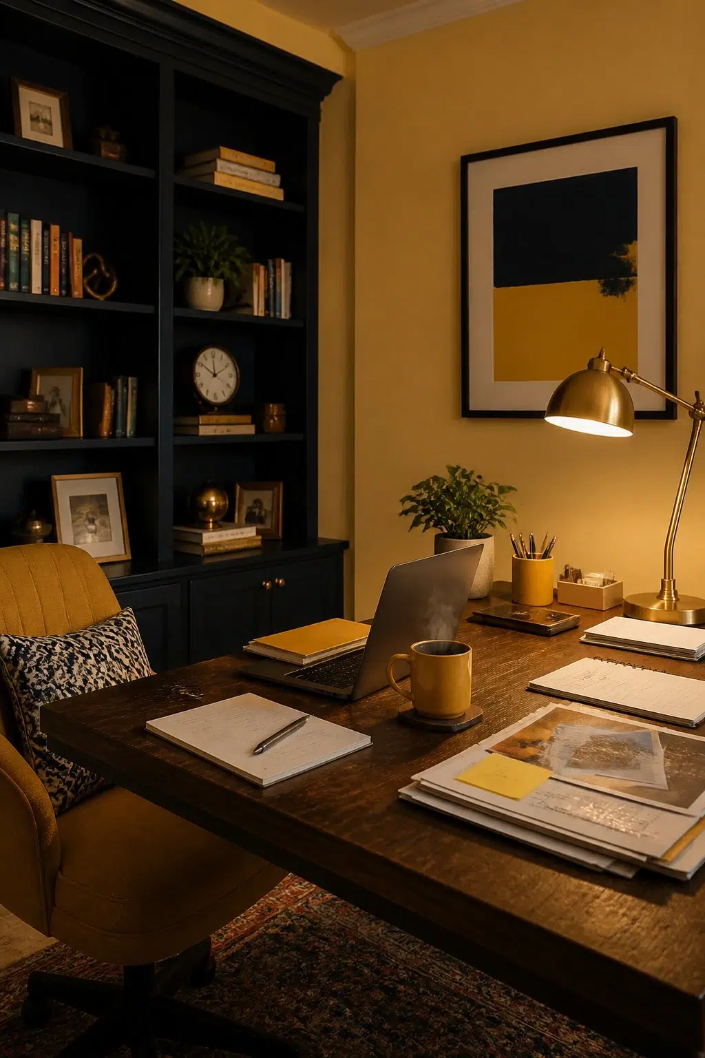 Sherwin-Williams Afternoon in a unique home office
