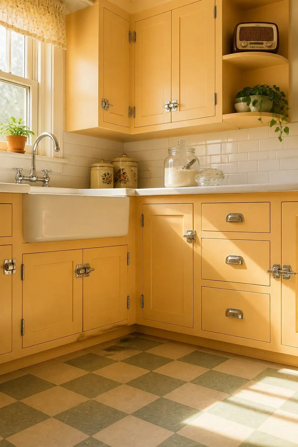 Afternoon — vintage kitchen