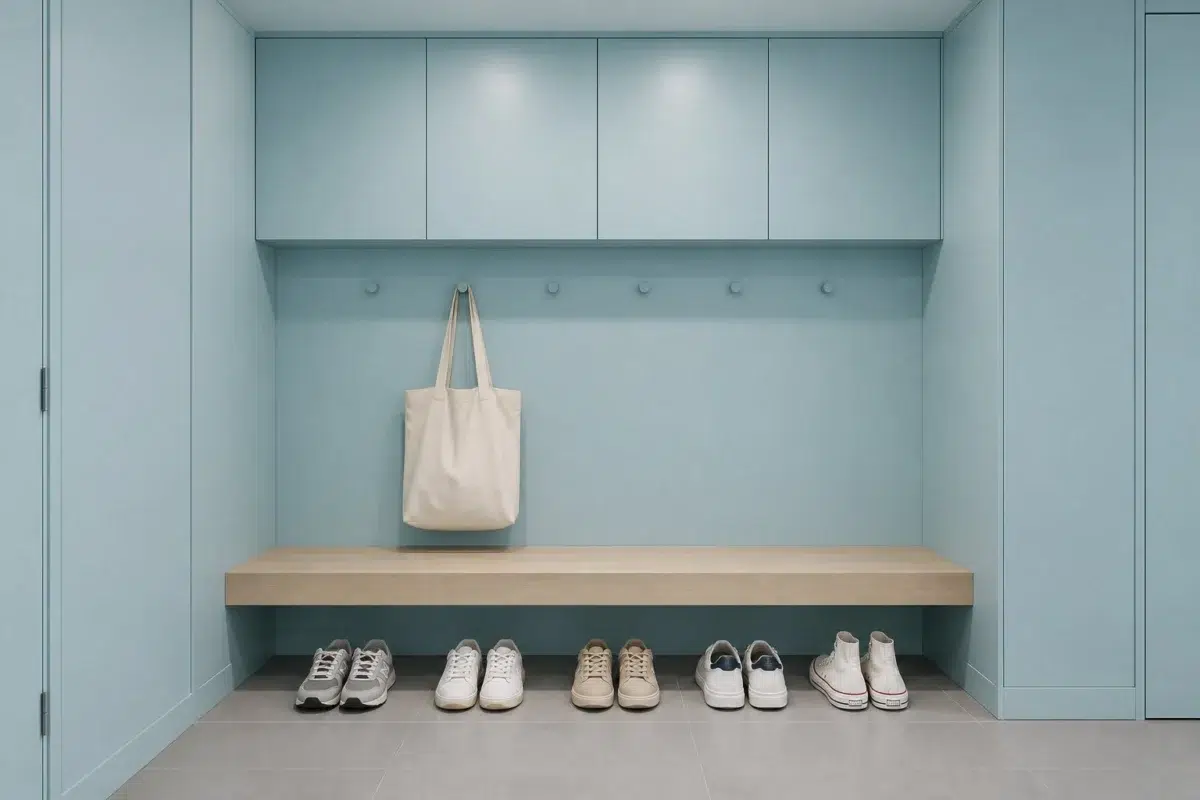 Agua Fría paint color — Mudroom (Neutral)