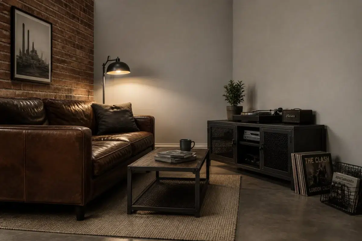 Allegory paint color — Living Room (Industrial)
