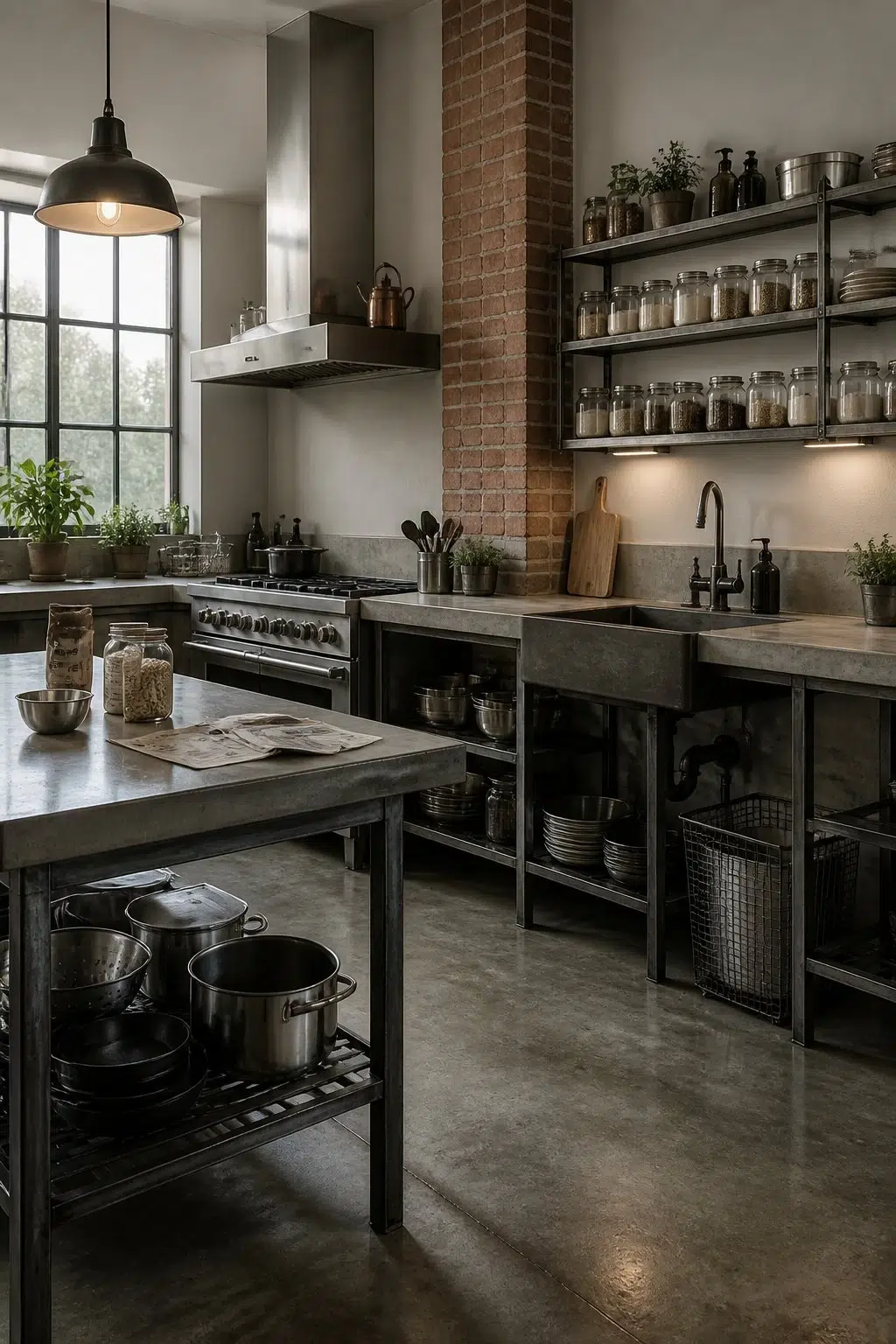 Allegory — industrial kitchen