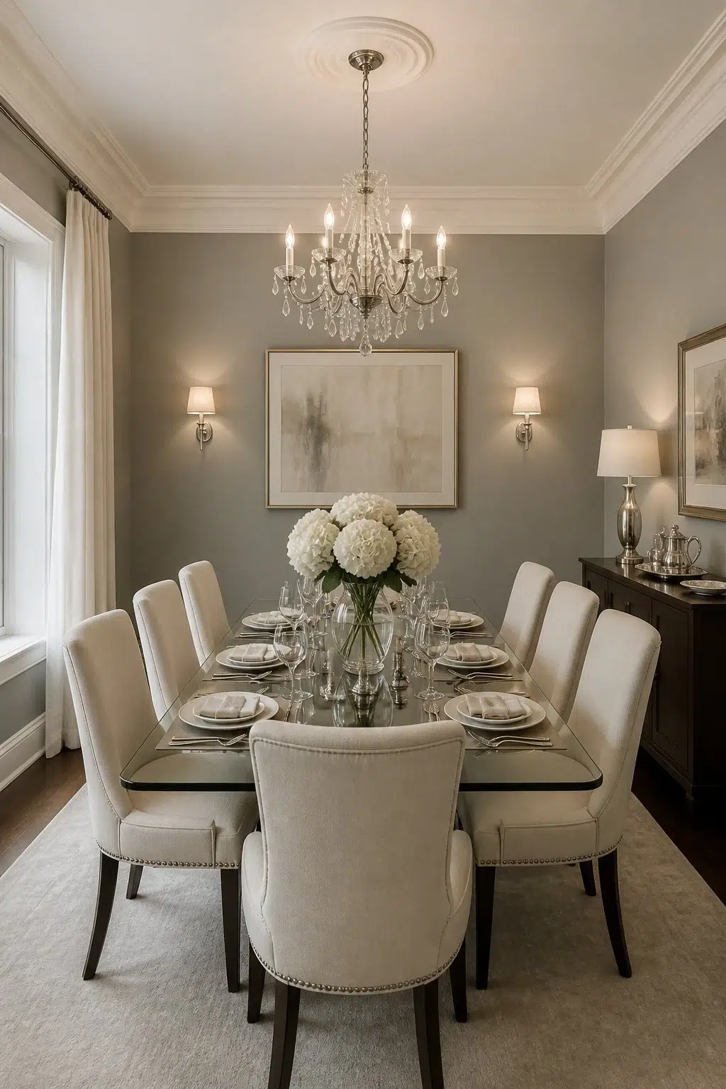 Alloy paint in a elegant dining room