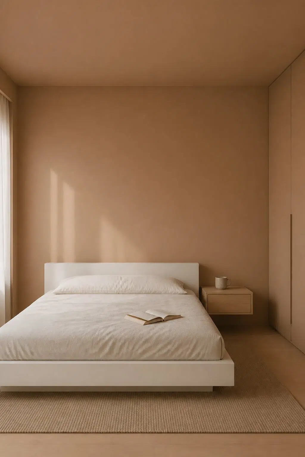 Almond Roca — minimalist bedroom