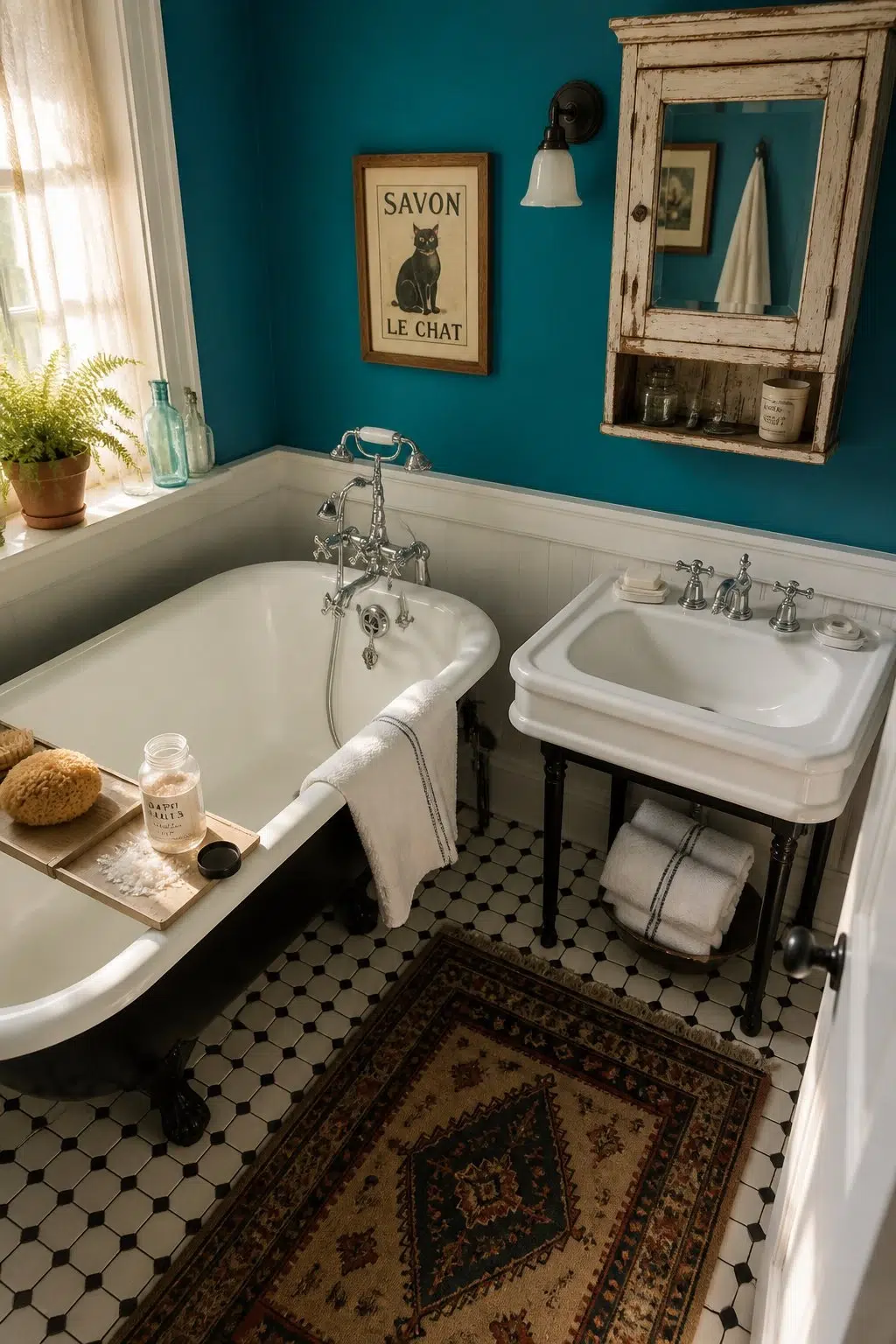 Amalfi — vintage bathroom