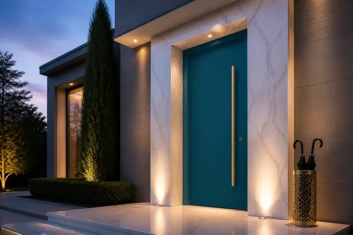 Amalfi paint color — Front Door (Modern Luxury)