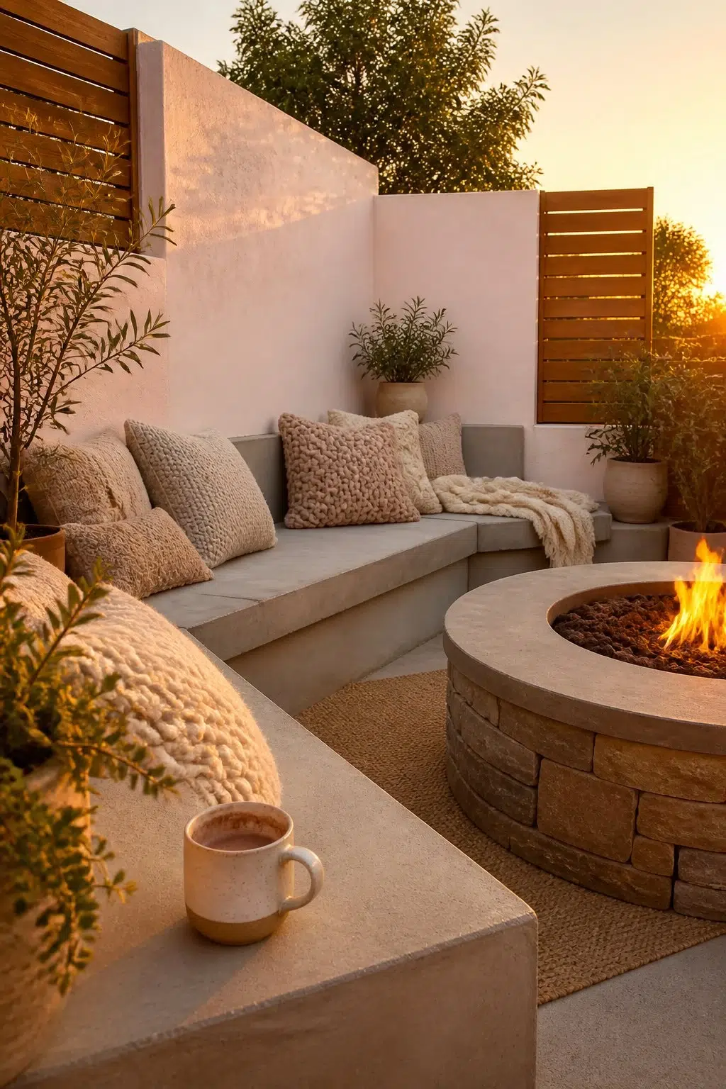 warm patio featuring Anemone by Sherwin-Williams