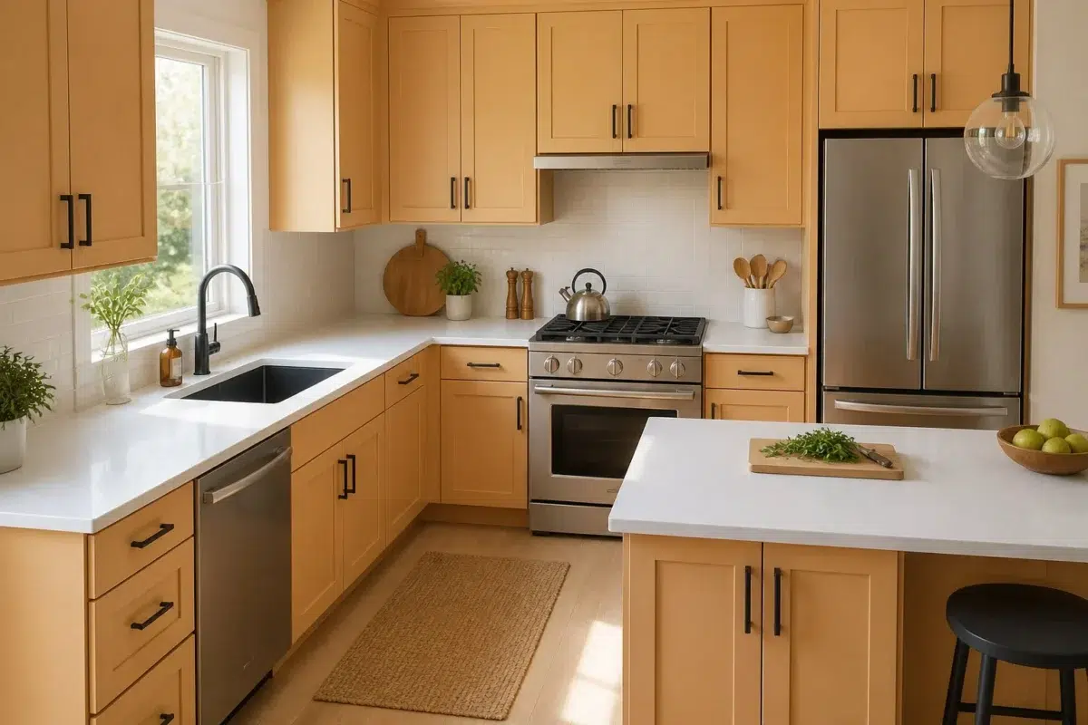 Anjou Pear paint color — Kitchen (Contemporary)