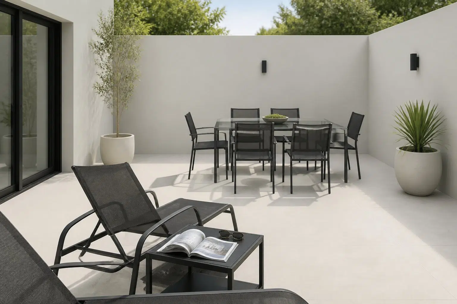 Antimony paint color — Patio (Contemporary)
