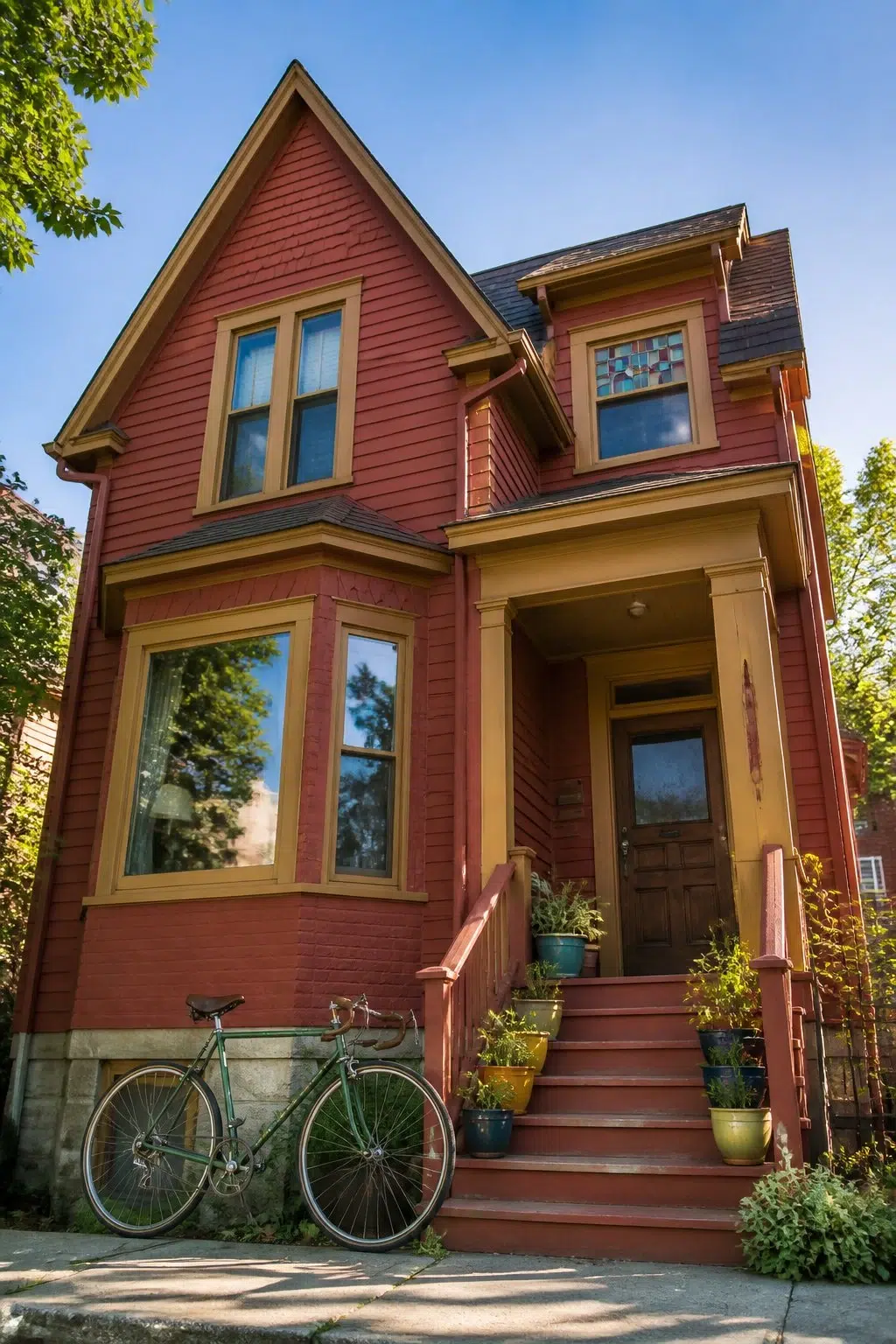 Antique Red color — eclectic house inspiration