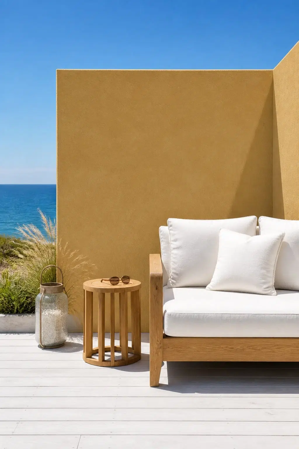 coastal patio featuring Antiquity by Sherwin-Williams