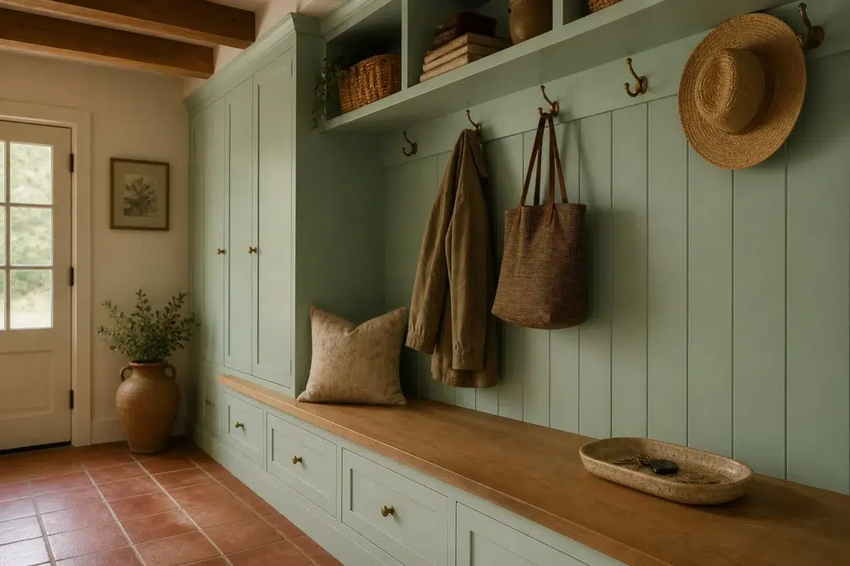 Aquastone paint color — Mudroom (Earthy)