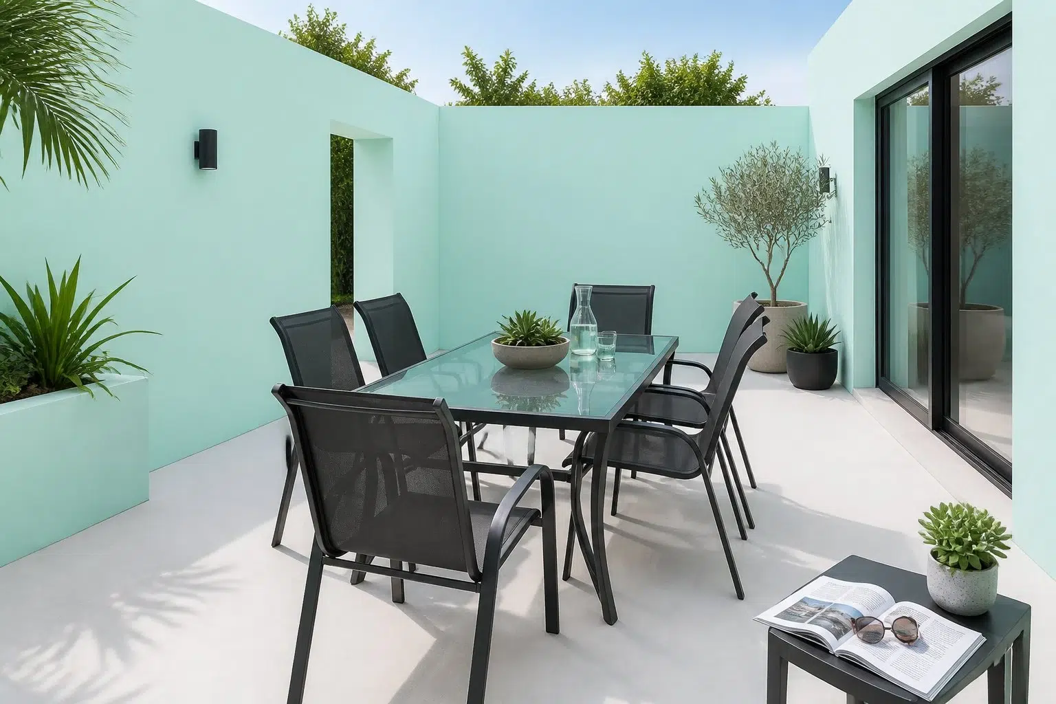 Aquatint paint color — Patio (Contemporary)
