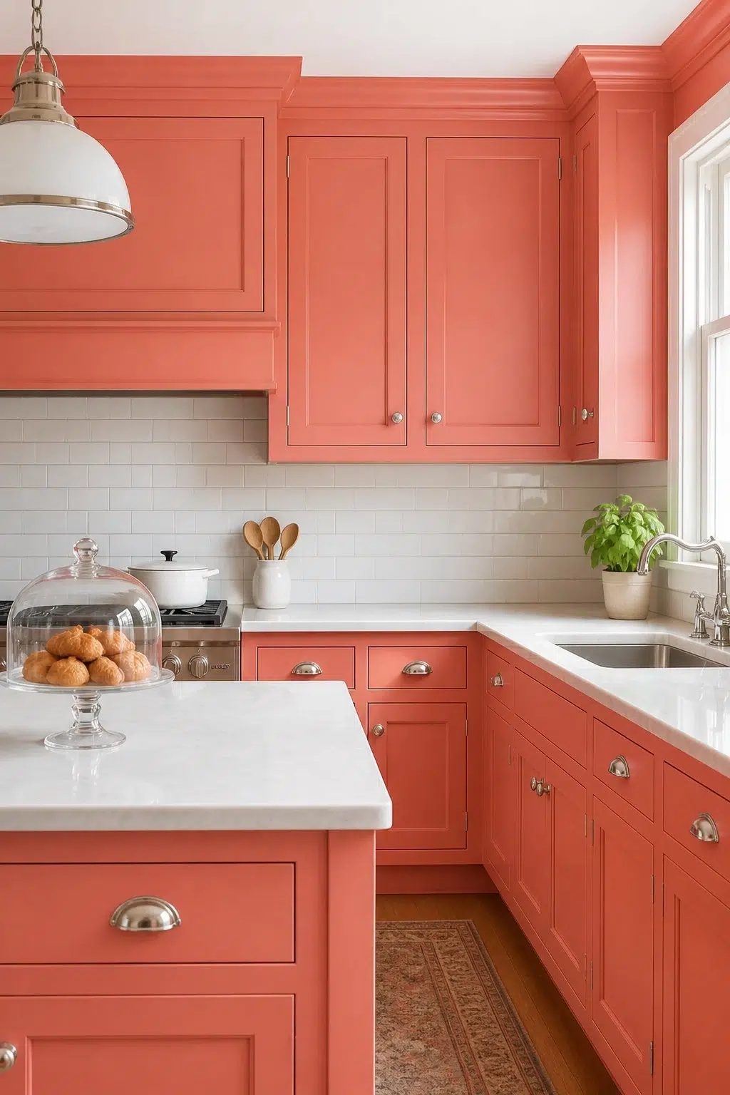 Ardent Coral — classy kitchen