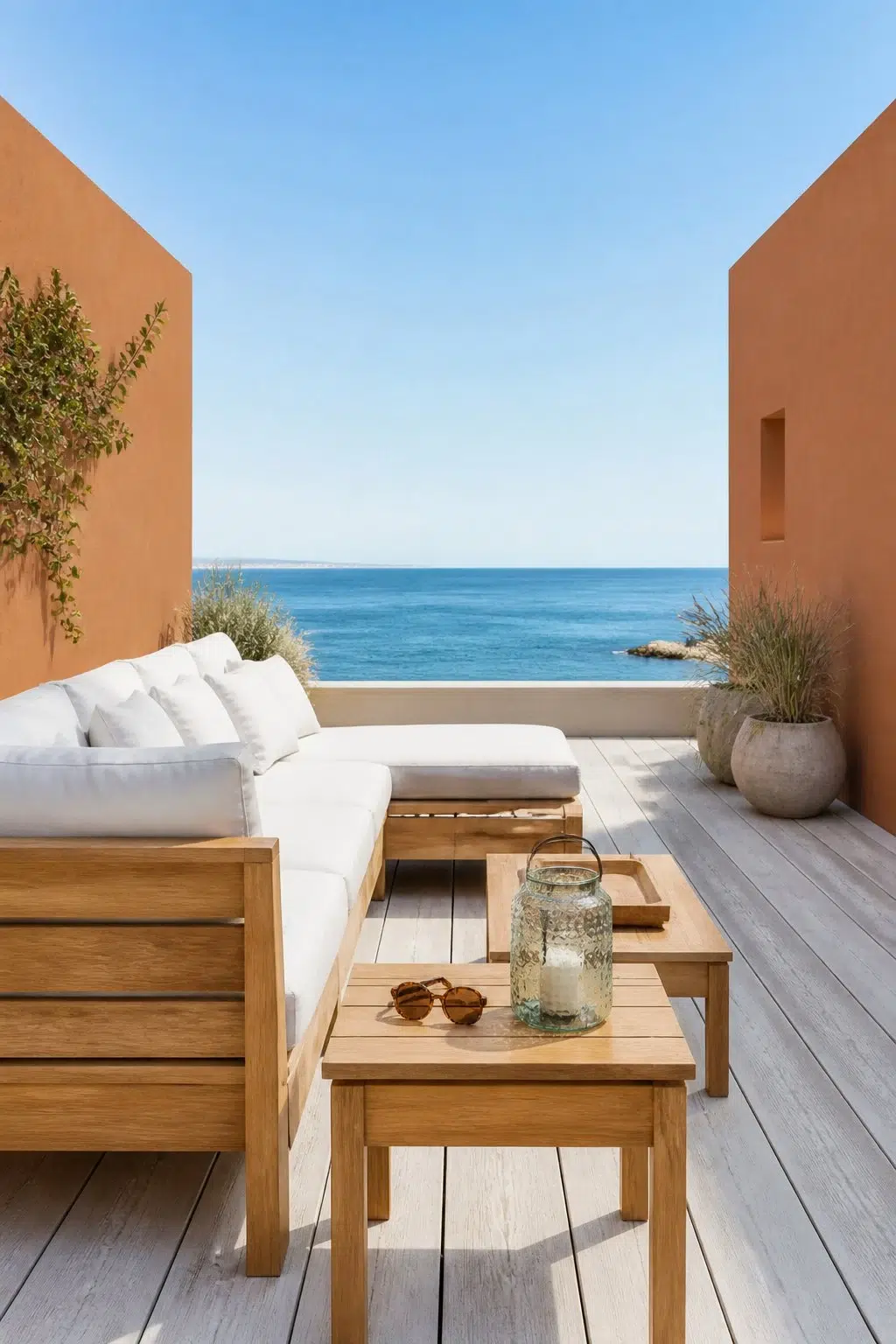 coastal patio featuring Armagnac by Sherwin-Williams