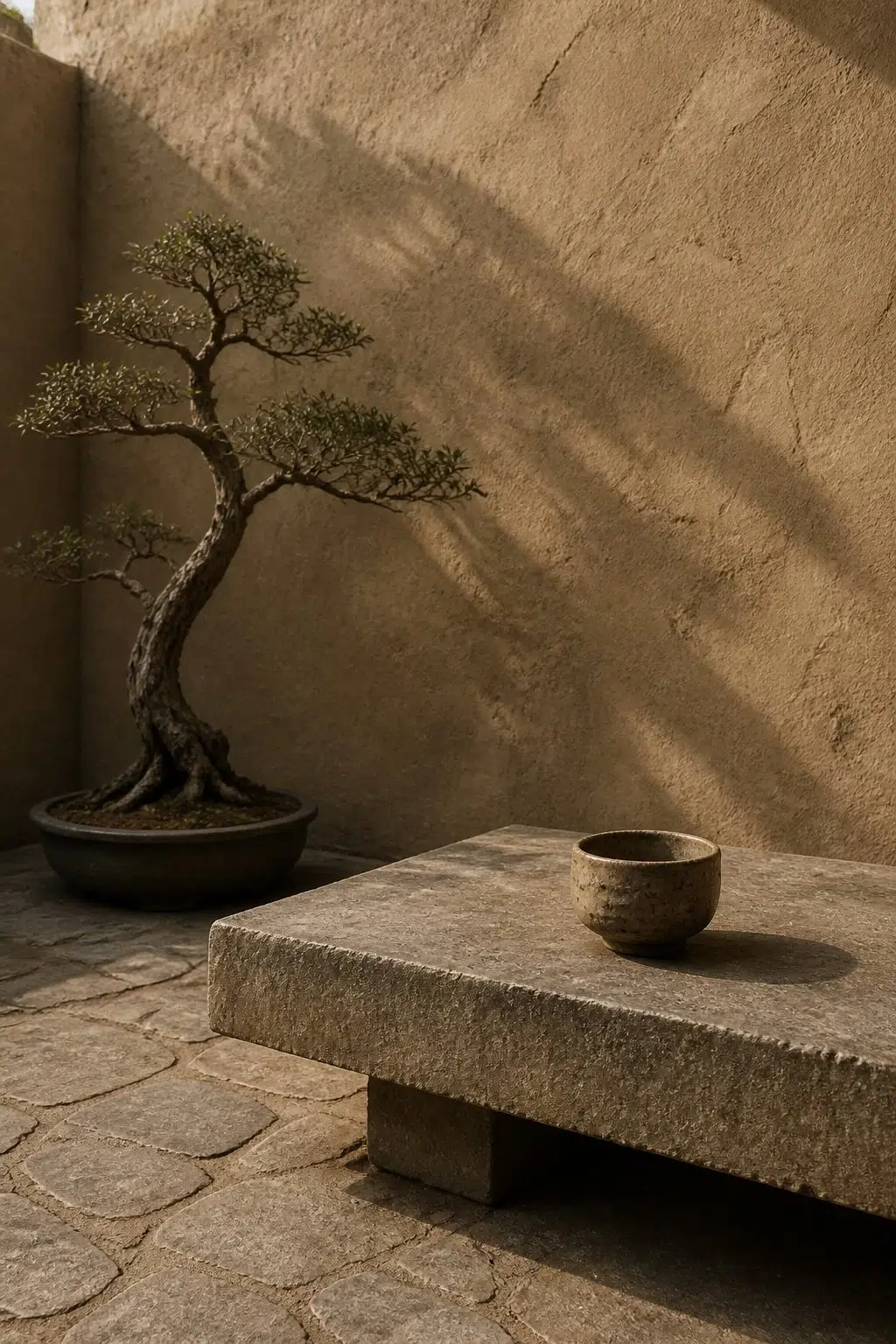 wabi-sabi patio featuring Artifact by Sherwin-Williams