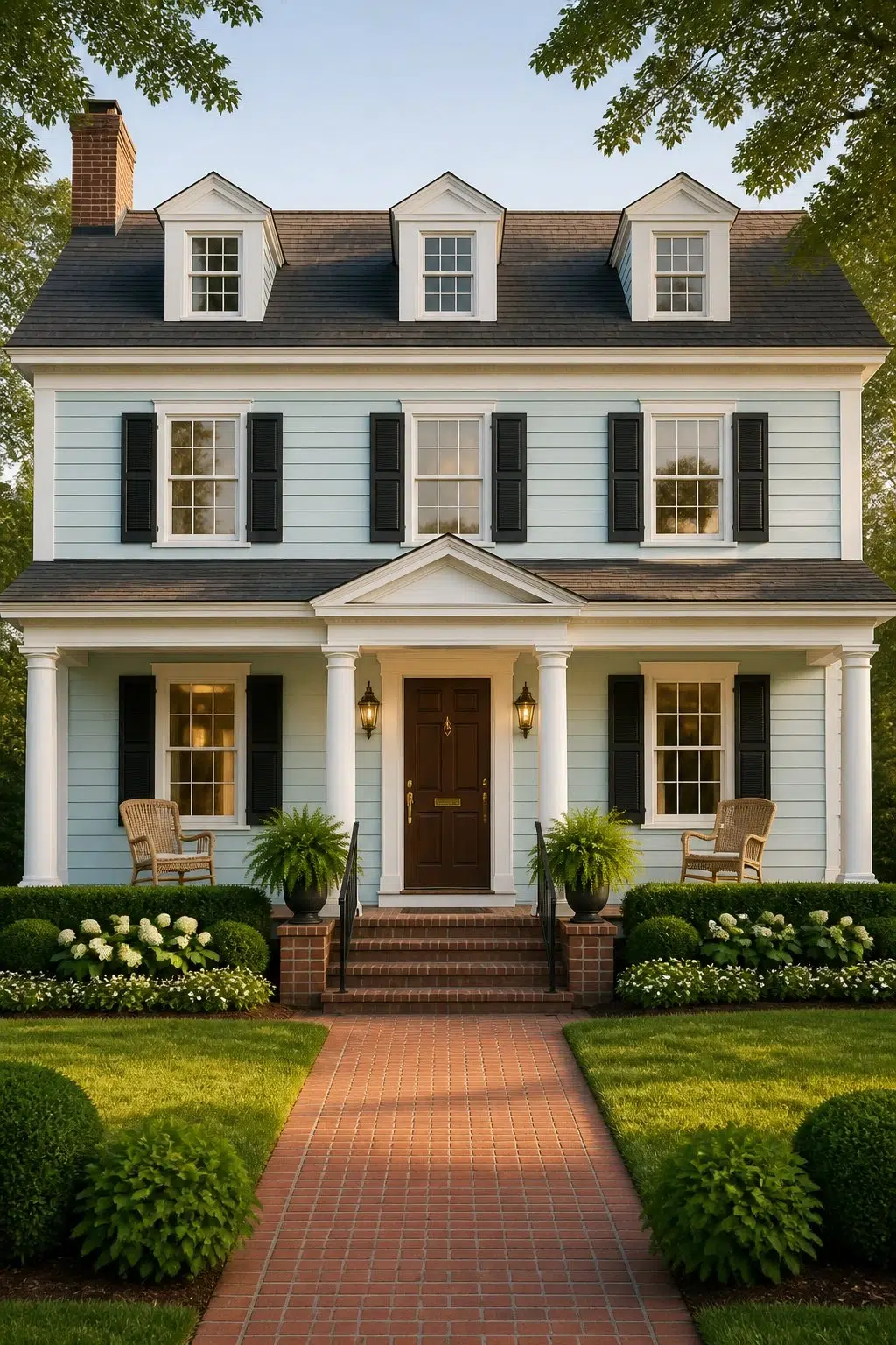 Atmospheric color — traditional house inspiration