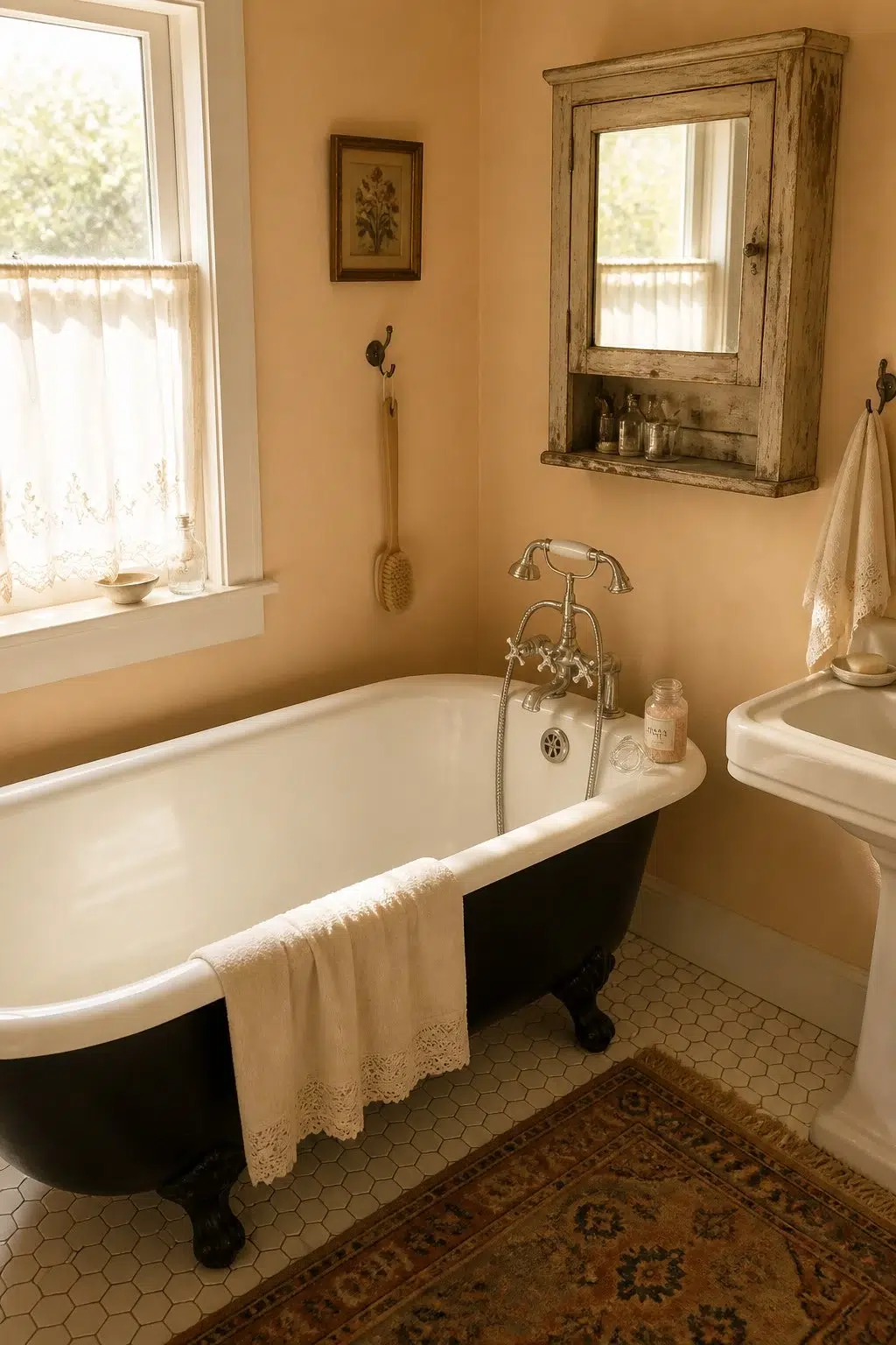August Moon — vintage bathroom