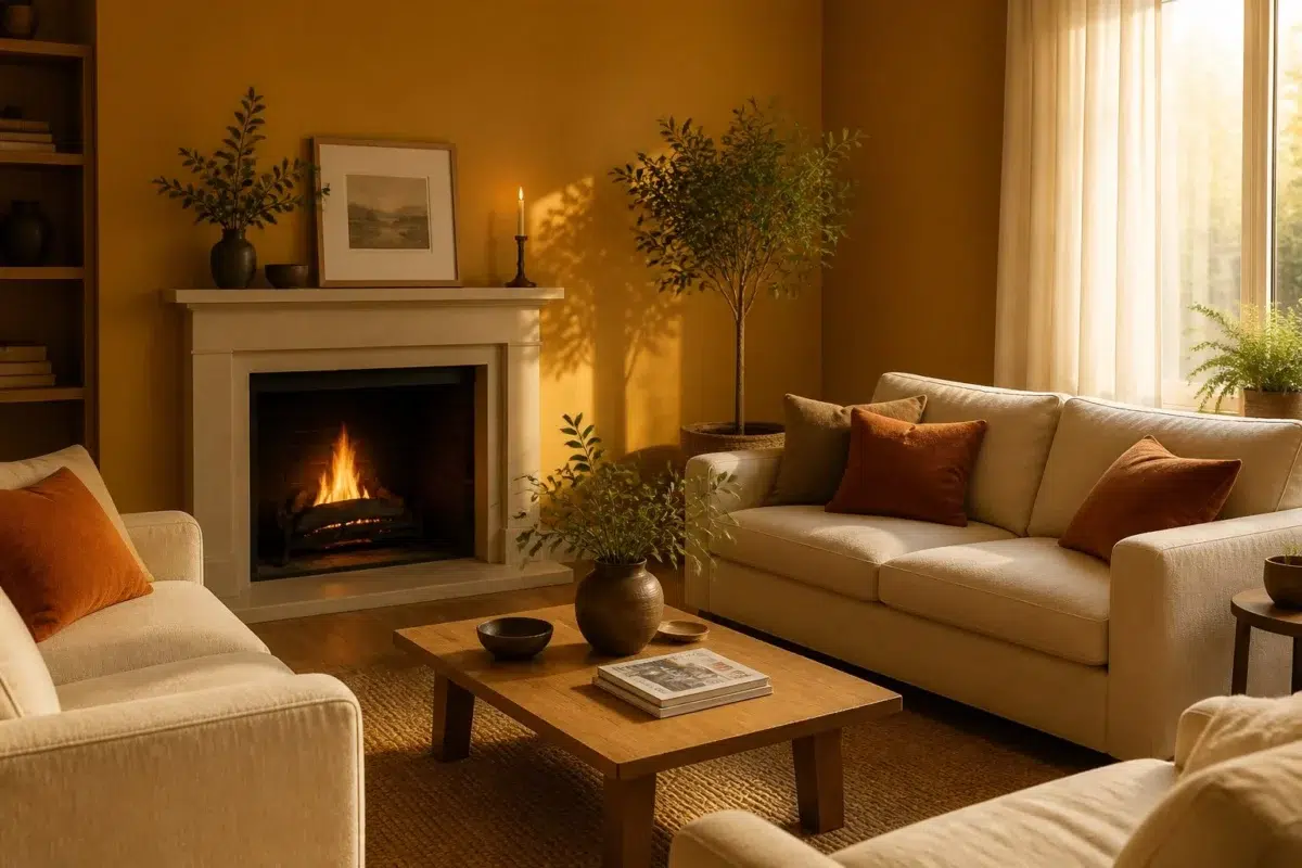 Auric paint color — Living Room (Cozy)