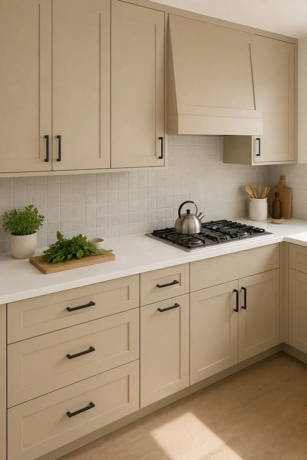Avenue Tan — contemporary kitchen