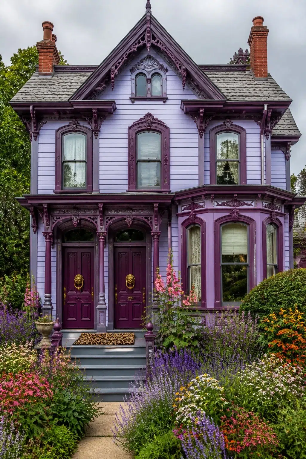 Awesome Violet color — maximalist house inspiration