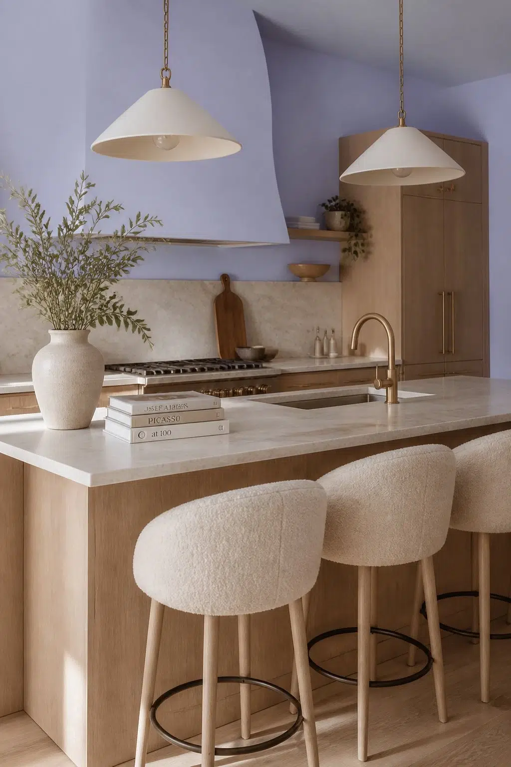 Awesome Violet — organic modern kitchen