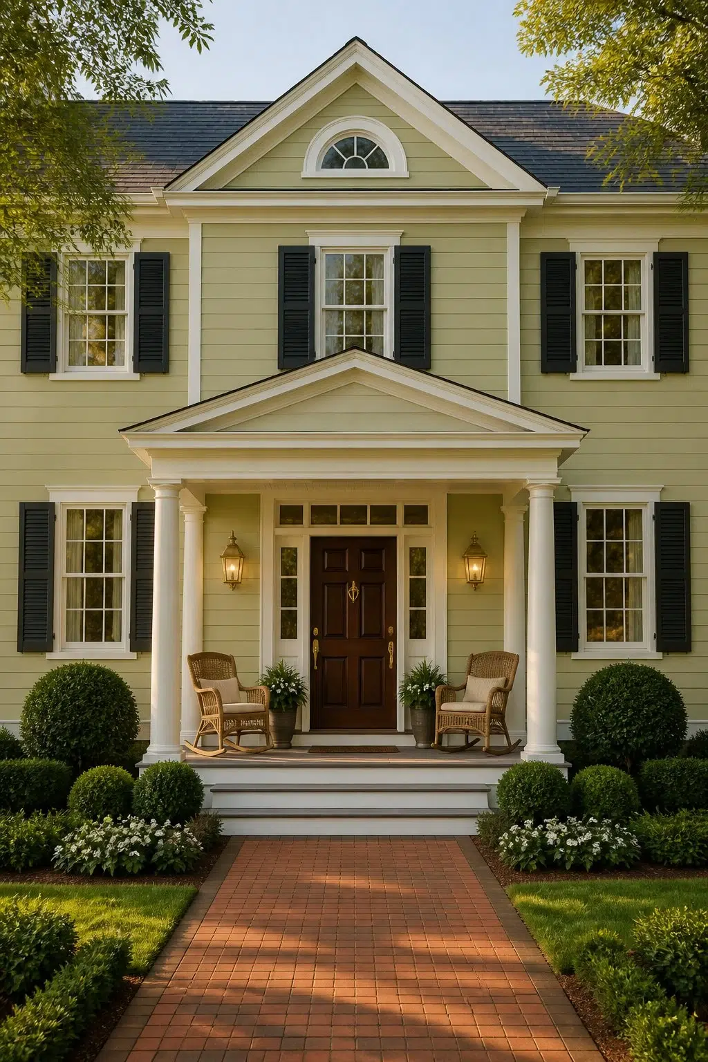 Baby Bok Choy color — traditional house inspiration