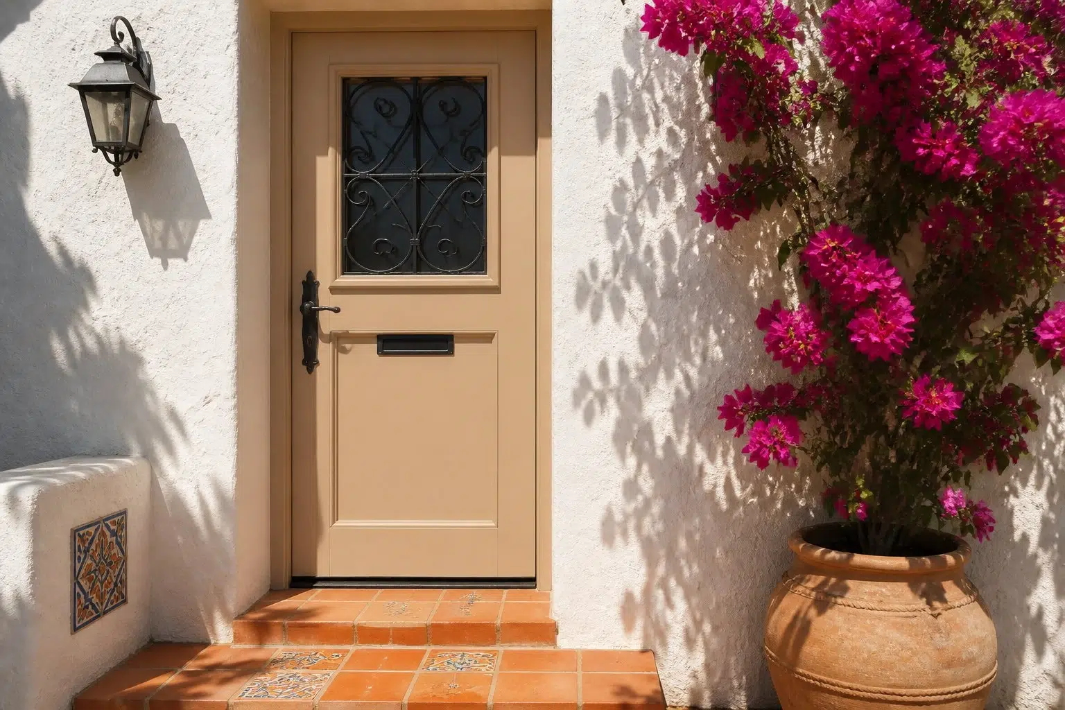 Bagel paint color — Front Door (Mediterranean)