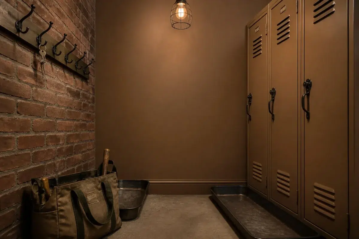 Baked Cookie paint color — Mudroom (Industrial)