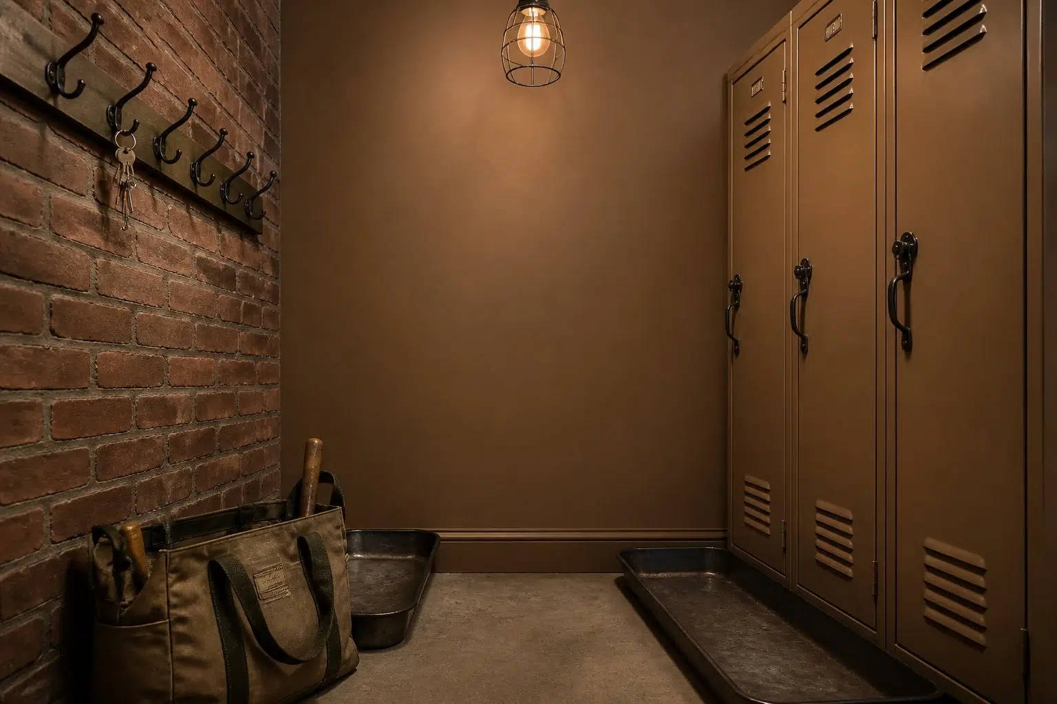 Baked Cookie paint color — Mudroom (Industrial)